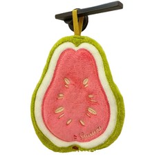 AQWA 珊瑚絨卡通芭樂造型擦手巾, 芭樂, 1個