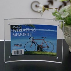 푸름살림 곡선 디자인 자석 액자 커브 탁상용 사진 인테리어 세련된 부착형 가성비 좋은 제품, G_L_ 5R_FREE