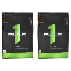 RULE1 巧克力軟糖風味乳高蛋白粉, 2個, 5460克