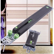 도어클로저 OPK 옷장 이동 도어 버퍼 댐퍼 휠 롤러 러너 키트 저소음 휠, 02 1pcs