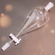 실험실 유리 분리 깔때기 250ml-5000ml 텔폰 스톱콕 유리 분리기250ml, 250 ml