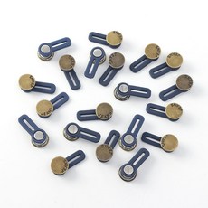 청바지허리 사이즈늘림 심플진 골드단추 20입 허리춤, 2세트, 골드