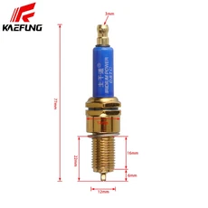 오토바이 점화 플러그 D8TC 수직 엔진 CG 시리즈와 호환 125cc 150cc 200cc 250cc 오프로드 차량 모토크로, 파란