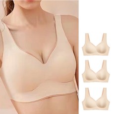 簡約無鋼圈無痕內衣 3入