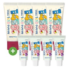 제니튼 닥터제니 1450 고불소 주니어치약 사과자두향 4개+미니치약 4개 어린이치약, 1개