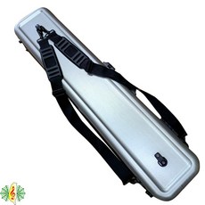 [網音樂城] 二胡盒 灰色 雙肩背 PC 塑鋼 二胡 硬盒 南胡 胡琴 溼度計 密碼鎖, 1個