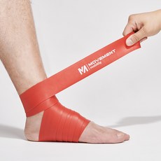 무브먼트 플로스밴드 / 플로싱밴드 압박밴드 근육 관절 보호, 1개, 1개입, 레드(2m*5cm*1.2mm)