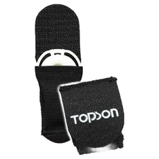TOPSON 馬拉松晶片袋 跑步晶片固定帶 運動晶片收納 輕便透氣, 黑, 1個
