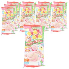 크라시에 네루네루네루네 과자만들기 세트 츄파 스트로베리 요거트 맛 22g, 10개, 만들기 분말 3개 + 트레이 + 츄파츕스