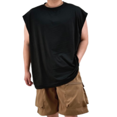 [2XL-5XL] 비크네 빅사이즈 민소매 오버핏 무지 나시