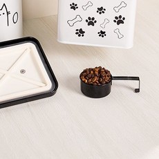 寵物糧分裝桶 儲物桶 防潮密封貓糧儲存桶狗糧密封桶零食貓條收納盒家用, 1個, 儲糧勺