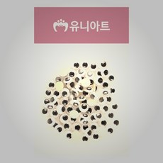 웅스토어 인형만들기재료 인형단추눈 눈알부자재 미술놀이 8mm 가짜눈알