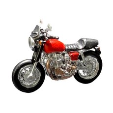 YSSHOP 1/64 스케일 오토바이 모형 시뮬레이션 스트리트 바이크 장난감 장식 미니 오토바이 모형 (건축 미니어처 조경 DIY, 3cm x 2.15cm, 수지, 멀티