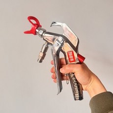 988 膩子噴槍 噴塗機 油性聚氨酯直柄噴槍, 1個, 988裸槍+噴嘴座