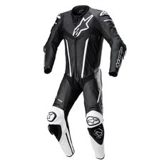ALPINESTARS FUSION LEATHER SUIT 1 PC 防摔衣, 黑紅-1030,56