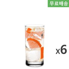 6p BOX 오션글라스 산마리노 하이볼 350ml B00412 하이볼글라스 칵테일롱글라스, 6개, 투명