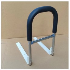 床邊扶手 床邊護欄 起床輔助器, 1個, 標準款高44*寬25cm,黑色