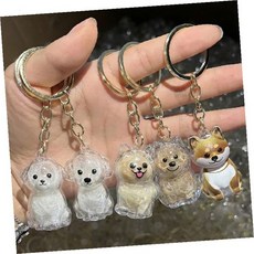 투명 뭉치 반려동물 털 보관 캡슐 강아지, 1개, 11멍냥털키링-푸들