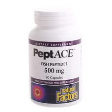 natural Factors 肽魚肽 500 毫克膠囊無麩質無糖, 1罐, 90顆