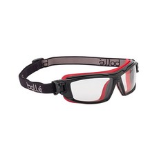 투명 렌즈 블랙/레드 투명 원 사이즈의 볼레 세이프티 얼티밋 8 글래스, 1개