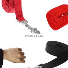 오마누 산책줄 강아지가슴줄 애견목줄 강아지목줄가슴줄, 검은색 1.2M