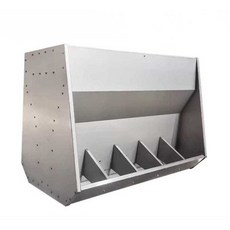 가축 사료 급여기 축사 먹이통 스텐 염소 5홀 송아지, 1개, 70cm 육성용 단면 스테인리스 4구, 상세페이지 참고