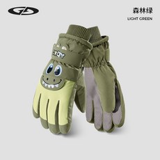 兒童滑雪手套 防風防水加厚款 內裡舖絨毛保暖 冬季玩雪防寒必備