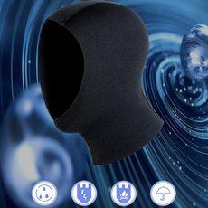 키밍 다이빙 후드 3mm 5mm 수쿠버 모자 스노쿨 잠수, 3MM_중형