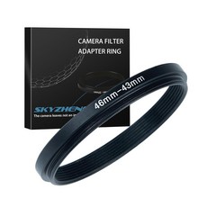 34mm ~ 52mm 스텝업 링 필터 어댑터 금속 링 스텝업 링 어댑터 필터 모든 52mm UV CPL ND 렌즈 후드 스레드 렌즈 요법(34mm ~ 52mm)과 호환, 46mm ~ 43mm