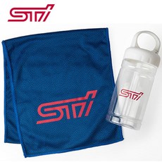 SUBARU STI 涼感吸水毛巾 瓶裝收納款, 1個