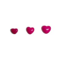 인형 만들기 플라스틱 코 눈 하트 모양 간편한 와셔, 1개, 5. rose red A. 8mm-20pcs