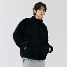 체이스컬트 U 베이직 퍼 집업 블랙 재입고