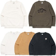 정품 아이더 THE SWEAT 더 스웻 겨울 남여 긴팔 기모 MTM 티셔츠 DMW24258 DWW24258