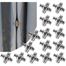 Ytseery 6쌍 커튼 닫힘 실내 야외 커튼용 마그네틱 클립으로 빛이 새는 것을 방지하고 강력한 무게로 페르골라 파티오 가제보 카바나 을 사용, 15 Pairs