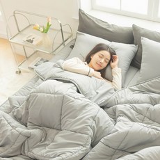 [99.9%항균] 레브아 먼지없는 알러지케어 차렵이불 세트