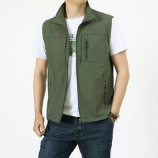 리빙공감 남성 다용도 스판 작업복 낚시복 조끼