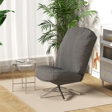 소하임 커버세탁 뤼에르 컴포트 1인 스윙소파 체어, 그레이