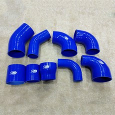 45度硅膠變徑膠管 汽車改裝進氣渦輪管, 45度硅膠軟管：內徑38-45mm, 1個