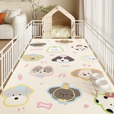 에스이스타 강아지미끄럼방지장판, 1개, 굿 나이트 큐트