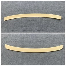 BMW 2013-2019 3 시리즈 F30 F35 F80 320i 325i 330i 리어 윈도우 루프 스포일러 호환, Unpainted