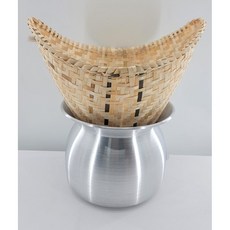 태국 찜기 세트 머능 + 후앗 세트 찹쌀찜기세트, 1개, 32cm