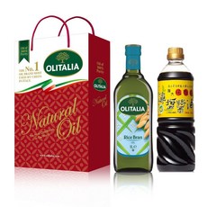 奧利塔 精選禮盒 葵花油 醬油, 1個, 玄米油1000ml+醬油710ml