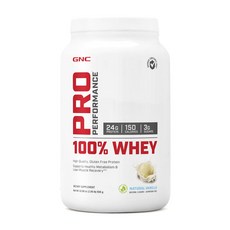 GNC 프로 퍼포먼스 유청 단백질 바닐라 맛, 1개, 935g