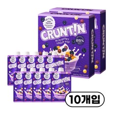 [본사공식몰] NEW 크런틴 크런치볼 단백질쉐이크 블루베리요거팝 당 0g대, 2박스, 250g