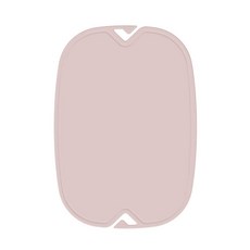 이놀 라니아 칼집나지 않는 양면 TPU 실리콘 도마, 베이지 핑크, 1개