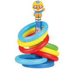 어린이집 실내체육 뽀로로 링던지기 집중력발달 링걸기 가족놀이 아이선물, 뽀로로 블루, 1개