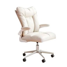 辦公椅 輕量包覆 支撐性佳 可調角度, 淺咖色乳膠填充