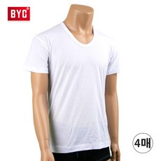 BYC 男款素色透氣棉質短袖T恤 4入