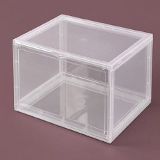 심플스토어 신발장 슈즈렉 투명 화이트 조립식 신발 진열대 정리 보관 수납 배치 자석