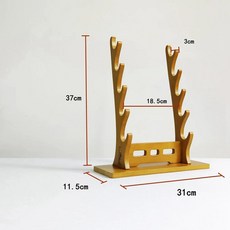 스탠드 카타나 거치대 나무 검 보관 선반 디스플레이 슬레이어 일본 세이버 랙 하우스 오거나이저, 6. Style B-5 Layers